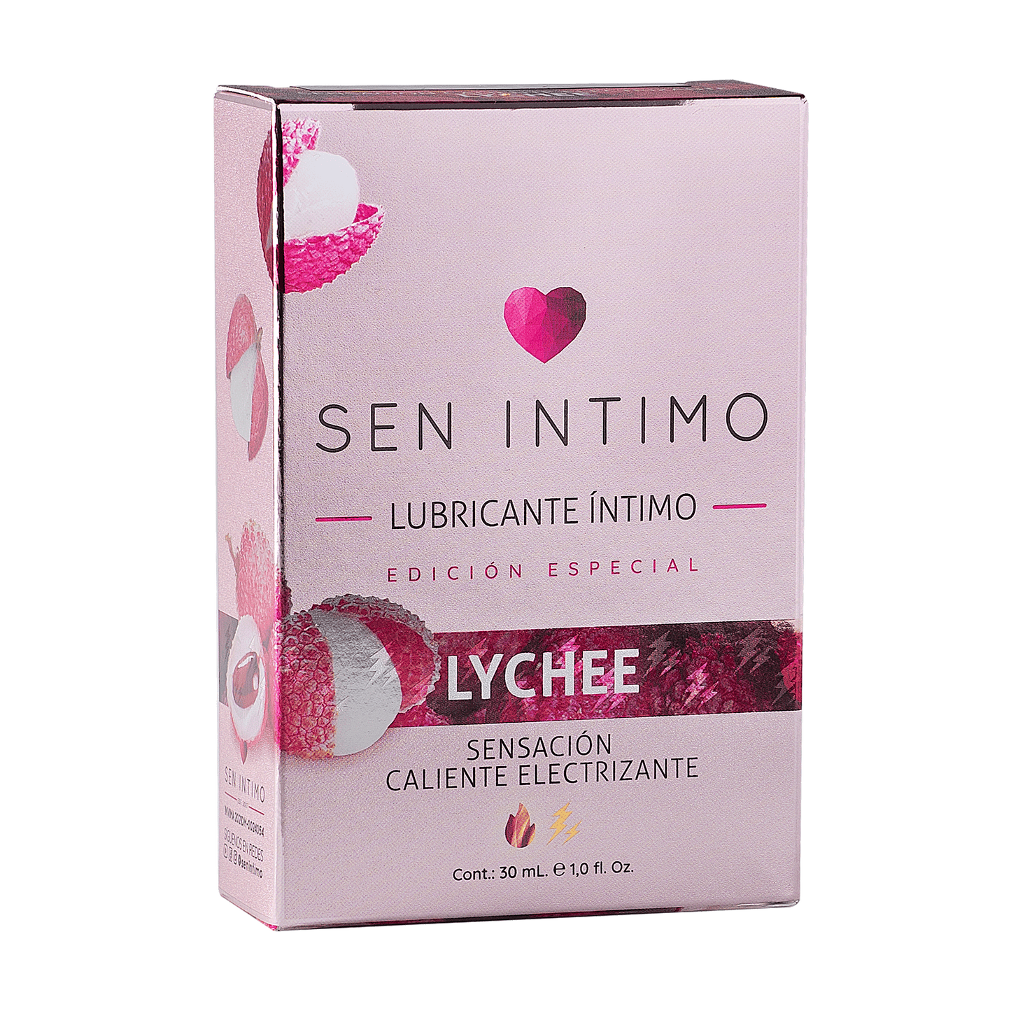 Lubricante Intimo Saborizado Caliente Electrizante 30Ml